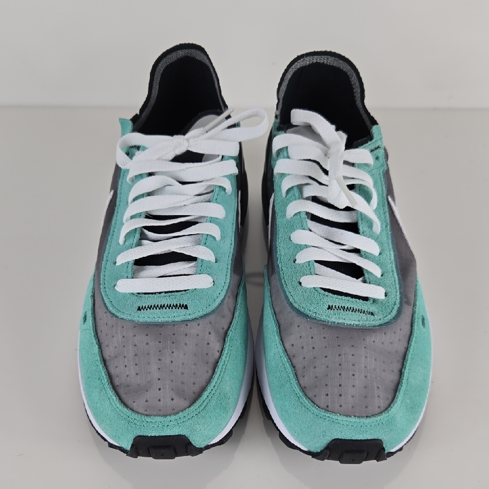 Nike Waffle One Teal & Black Running Shoes 9 - Picture 6 of 15